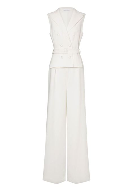 White double-breasted wide-leg jumpsuit Alberta ferretti - women ALBERTA FERRETTI | 040966260003